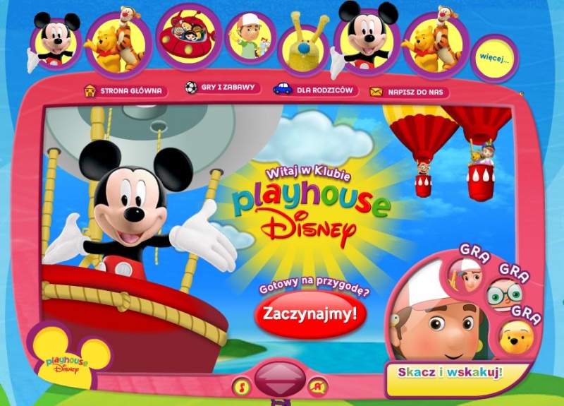 Playhouse disney website games